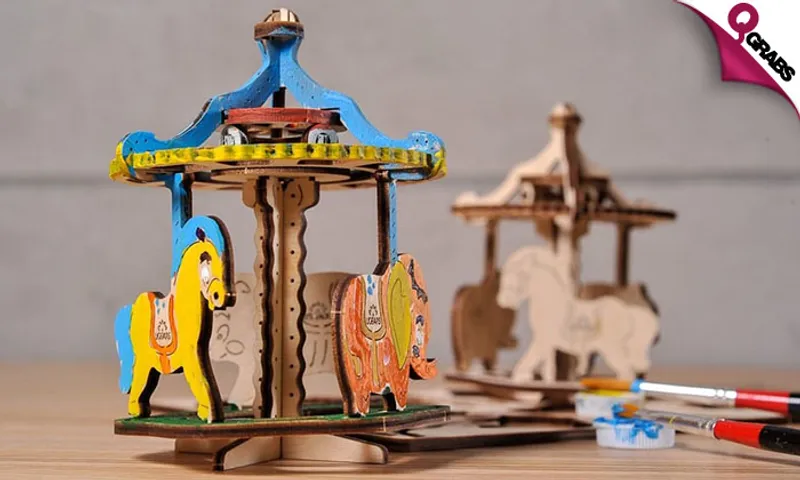 DIY 3D Wooden Coloring Models!